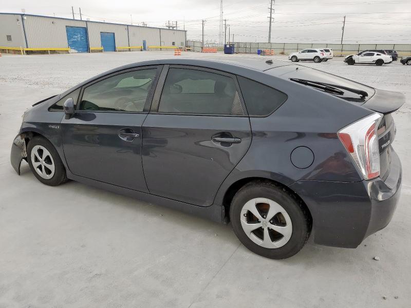 TOYOTA PRIUS 2014 gray  hybrid engine JTDKN3DU1E0381874 photo #3