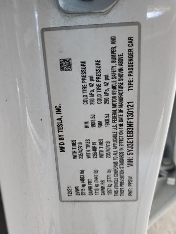 2022 TESLA MODEL 3 - 5YJ3E1EB3NF130121