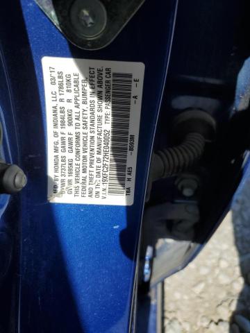 2017 HONDA CIVIC EX 19XFC2F72HE040052