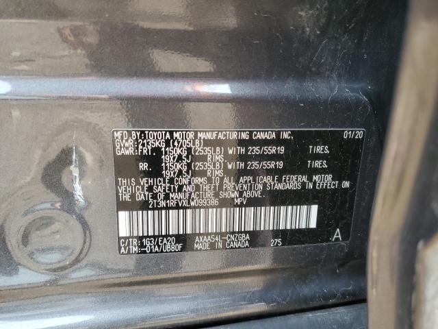 2020 TOYOTA RAV4 LIMIT - 2T3N1RFVXLW099386