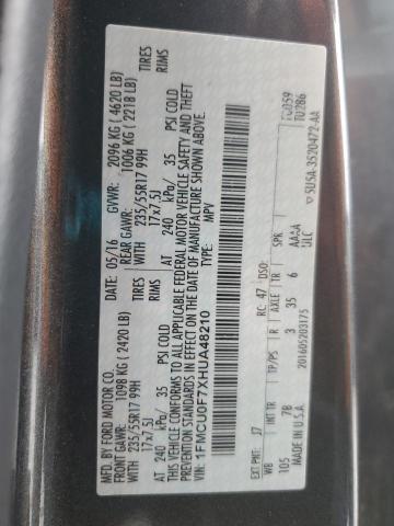 2017 FORD ESCAPE S - 1FMCU0F7XHUA48210