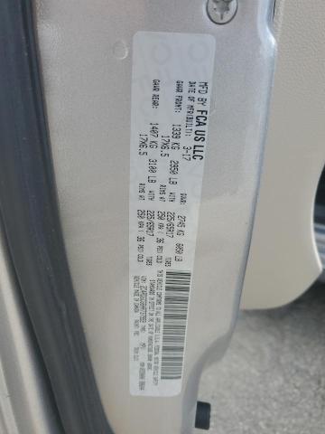 2017 DODGE GRAND CARAVAN SXT 2C4RDGCG6HR737959