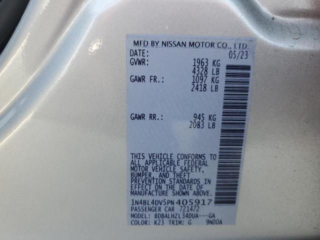 2023 NISSAN ALTIMA SV - 1N4BL4DV5PN405917