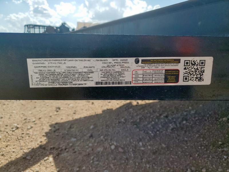 2025 CADK TRAILER #3226860239