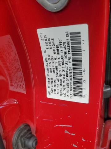 2016 HONDA ACCORD SPO 1HGCR2F5XGA099238