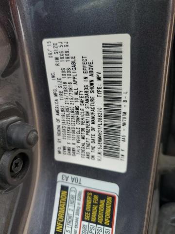 2015 HONDA CR-V LX - 5J6RM4H31FL088270