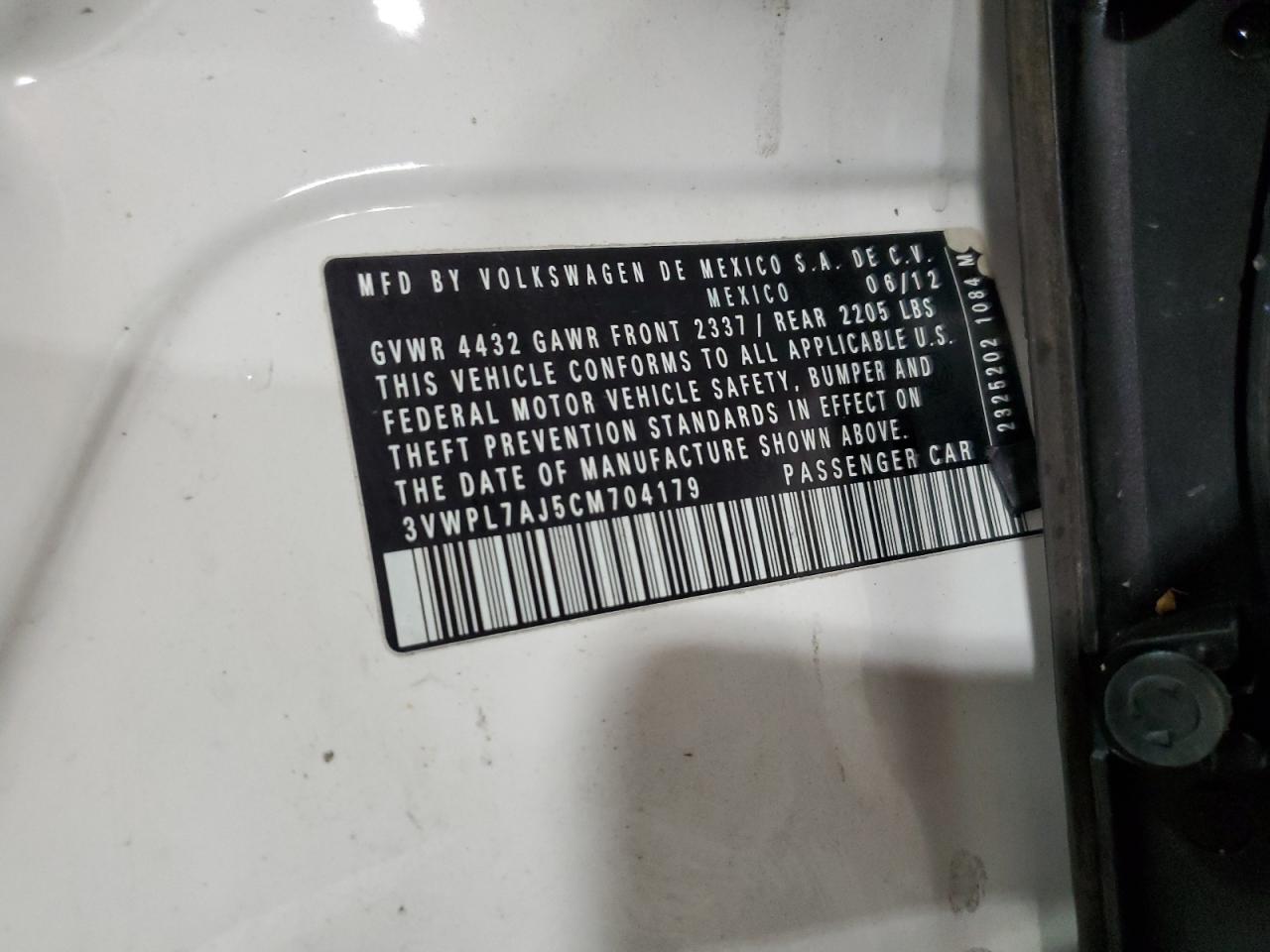Volkswagen Jetta tdi 2012