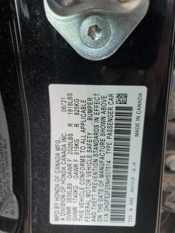 2022 HONDA CIVIC LX 2HGFE2F25NH507514