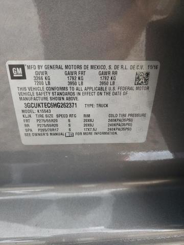 2017 CHEVROLET SILVERADO - 3GCUKTEC6HG262371