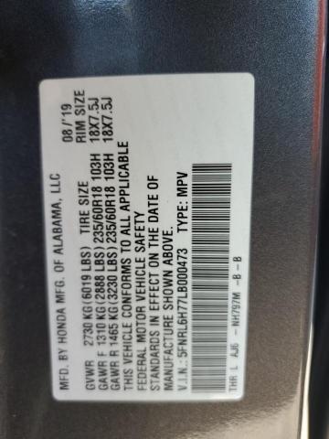 2020 HONDA ODYSSEY EX 5FNRL6H77LB000473