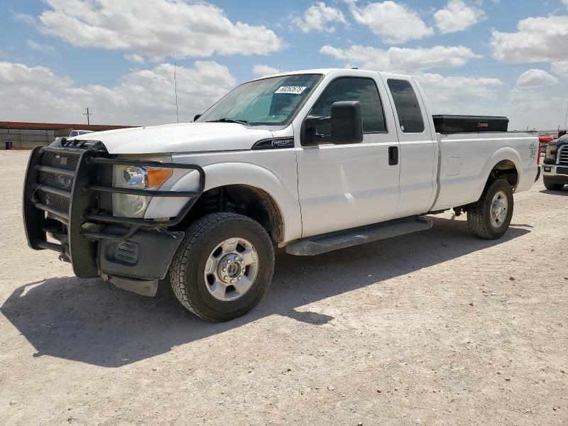 FORD F250 SUPER 2011 white  gas 1FT7X2B68BEC76102 photo #1