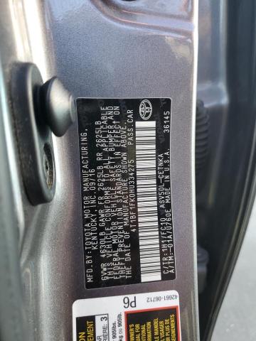 2017 TOYOTA CAMRY LE - 4T1BF1FK0HU334275