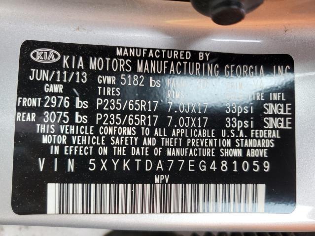 2014 KIA SORENTO LX - 5XYKTDA77EG481059