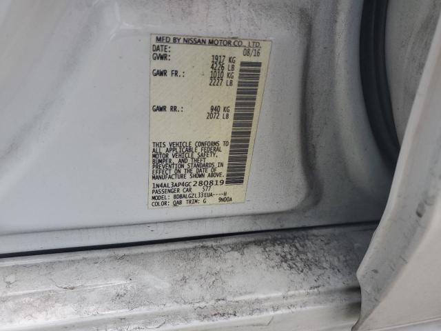 2016 NISSAN ALTIMA 2.5 - 1N4AL3AP4GC280819