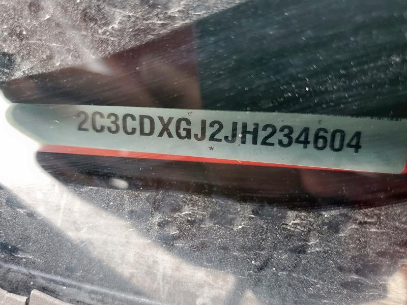 2018 DODGE CHARGER R/ 2C3CDXGJ2JH234604