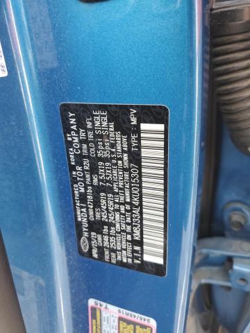 KM8J33AL4KU015307 2019 HYUNDAI TUCSON