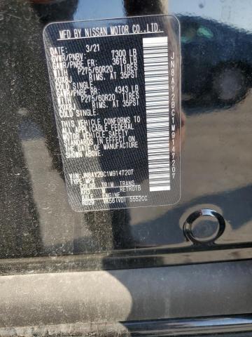 2021 NISSAN ARMADA SL JN8AY2BC1M9147207