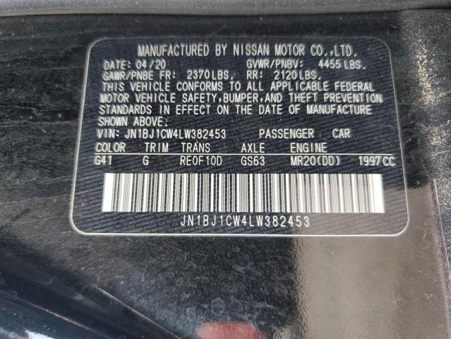 2020 NISSAN ROGUE SPOR JN1BJ1CW4LW382453