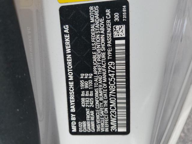 2022 BMW 230I 3MW23CM07N8C54729
