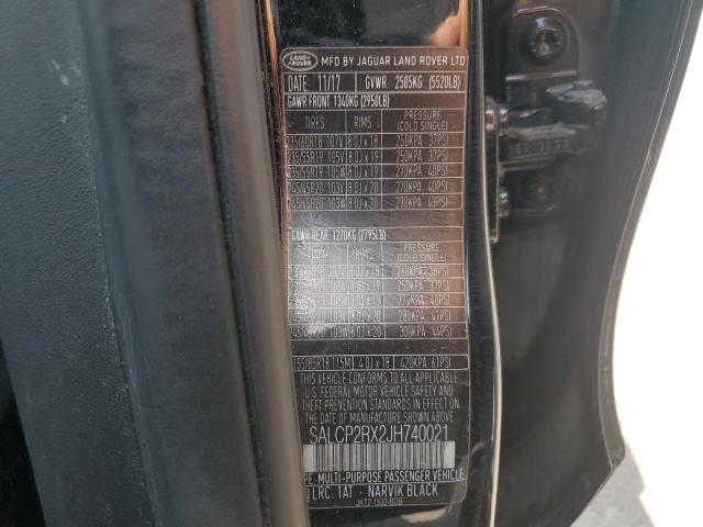 2018 LAND ROVER DISCOVERY SALCP2RX2JH740021