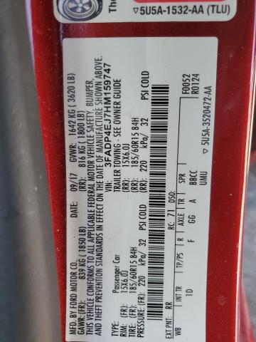 2017 FORD FIESTA SE - 3FADP4EJ7HM159747