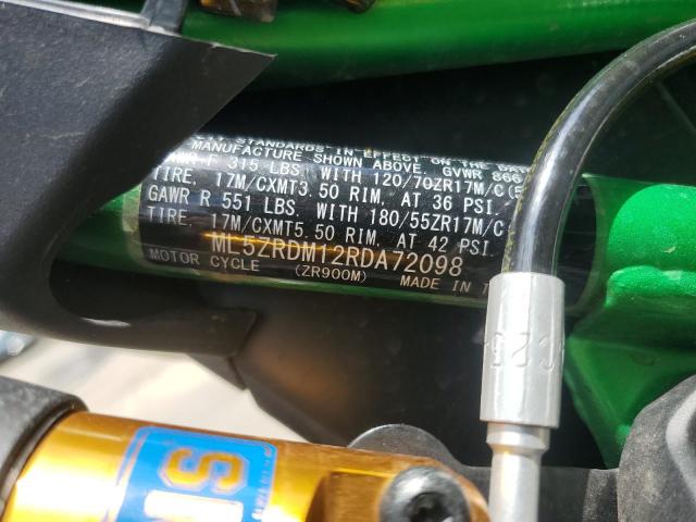 2024 KAWASAKI ZR900 M ML5ZRDM12RDA72098