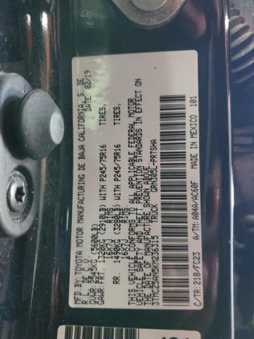 2019 TOYOTA TACOMA DOU - 3TMCZ5AN5KM236315