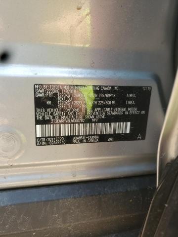 2020 TOYOTA RAV4 XSE 2T3EWRFV8LW060782