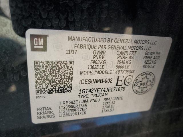 2018 GMC SIERRA K35 1GT42YEY4JF171678