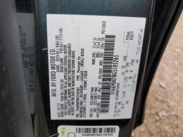 2016 FORD FUSION SE - 1FA6P0H78G5105265
