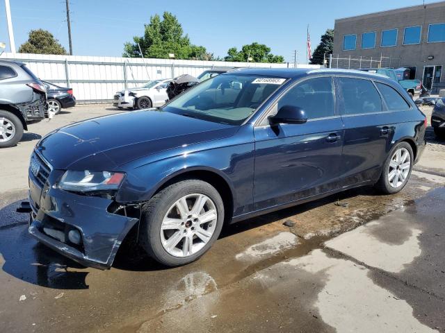 AUDI A4 2.0T AV 2009 blue  gas WAUVF78K19A238639 photo #1