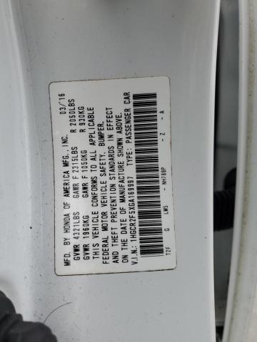 2016 HONDA ACCORD SPO #3305655723