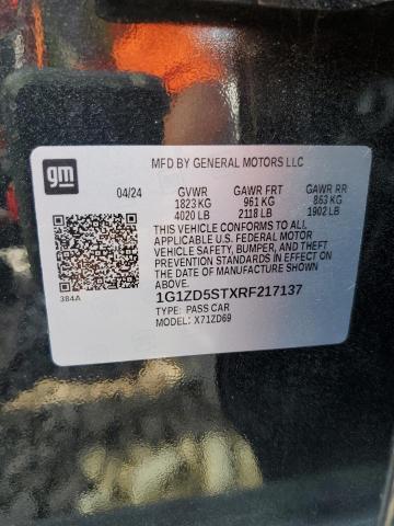 2024 CHEVROLET MALIBU LT 1G1ZD5STXRF217137