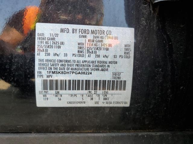 2023 FORD EXPLORER X - 1FMSK8DH7PGA08224