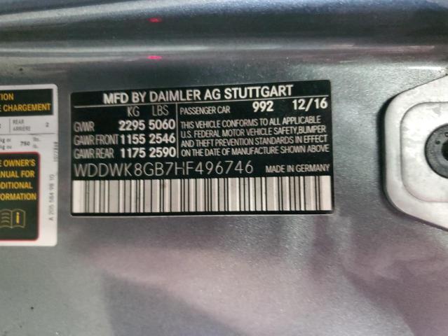 2017 MERCEDES-BENZ C 63 AMG - WDDWK8GB7HF496746