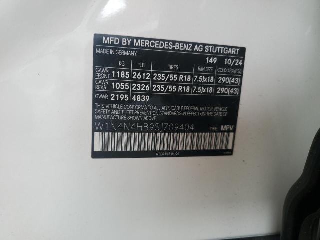 2025 MERCEDES-BENZ GLA 250 4MATIC W1N4N4HB9SJ709404