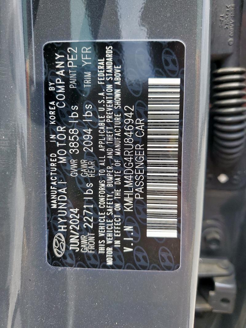 2024 HYUNDAI ELANTRA SE KMHLM4DG4RU846942
