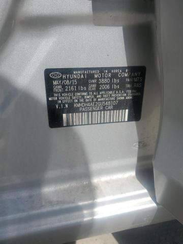 2016 HYUNDAI ELANTRA SE - KMHDH4AE2GU548107