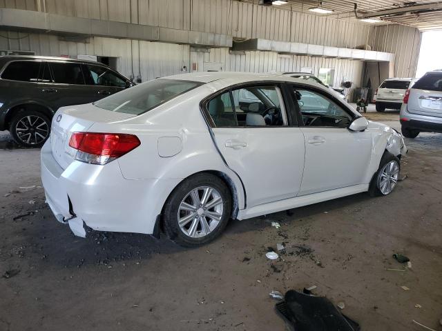 SUBARU LEGACY 2.5 2012 white  gas 4S3BMCG65C3016786 photo #4