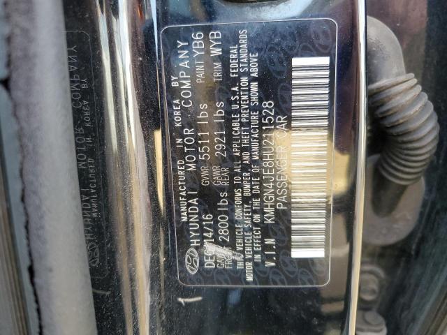 2017 GENESIS G80 BASE KMHGN4JE8HU211528