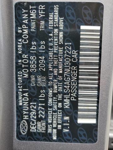 2022 HYUNDAI ELANTRA SE - KMHLS4AG7NU307221