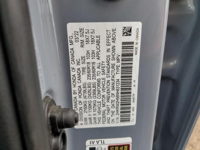 2022 HONDA CR-V EX 2HKRW2H56NH631234