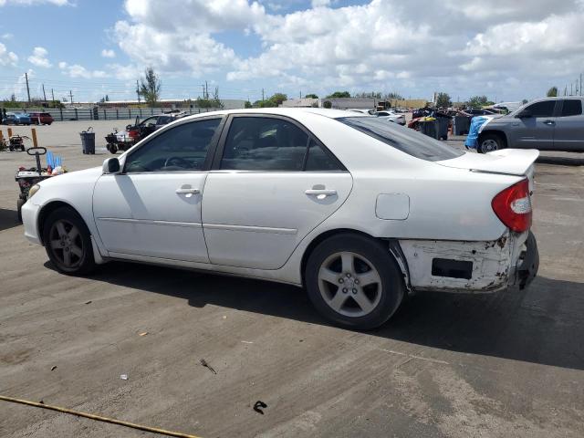 TOYOTA CAMRY LE 2002 white  gas JTDBF30K920036430 photo #3