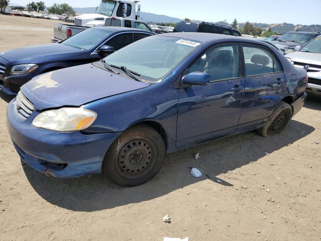 TOYOTA COROLLA 2004 blue  gas 1NXBR32E34Z294416 photo #1