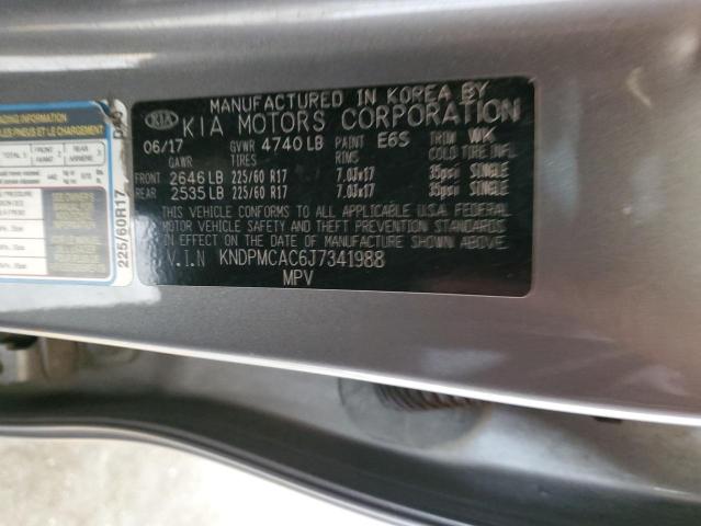 2018 KIA SPORTAGE L - KNDPMCAC6J7341988