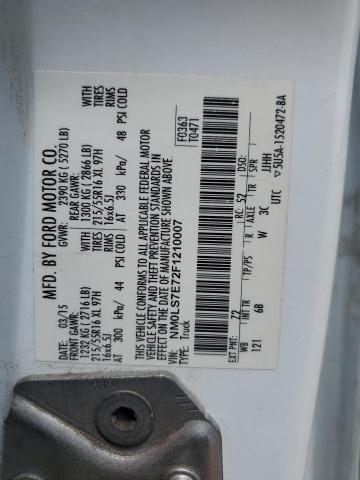 2015 FORD TRANSIT - NM0LS7E72F1210007