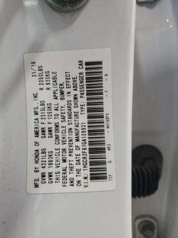 2016 HONDA ACCORD EXL - 1HGCR2F87GA109931