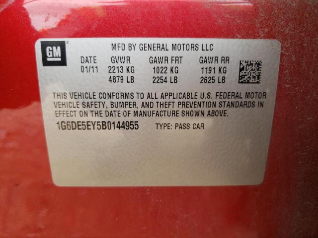 1g6de5ey5b0144955 - 2011 Cadillac cts luxury collection - #60482075