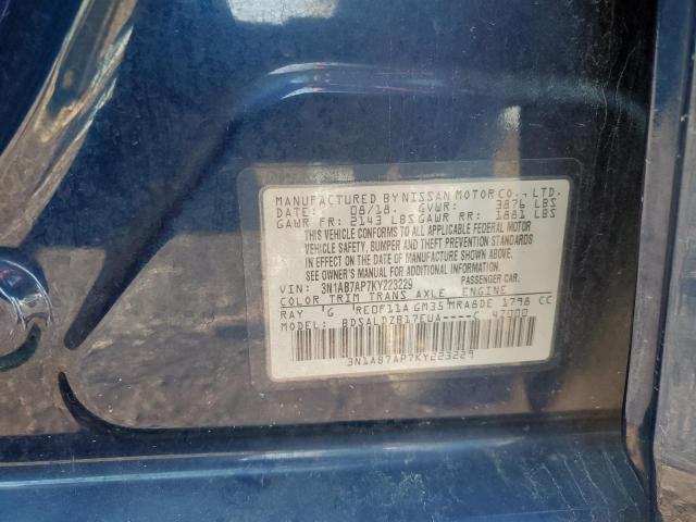2019 NISSAN SENTRA S 3N1AB7AP7KY223229