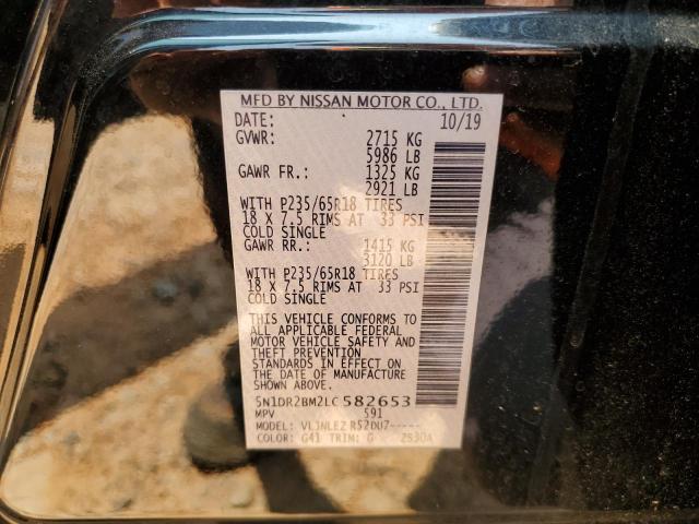 2020 NISSAN PATHFINDER - 5N1DR2BM2LC582653